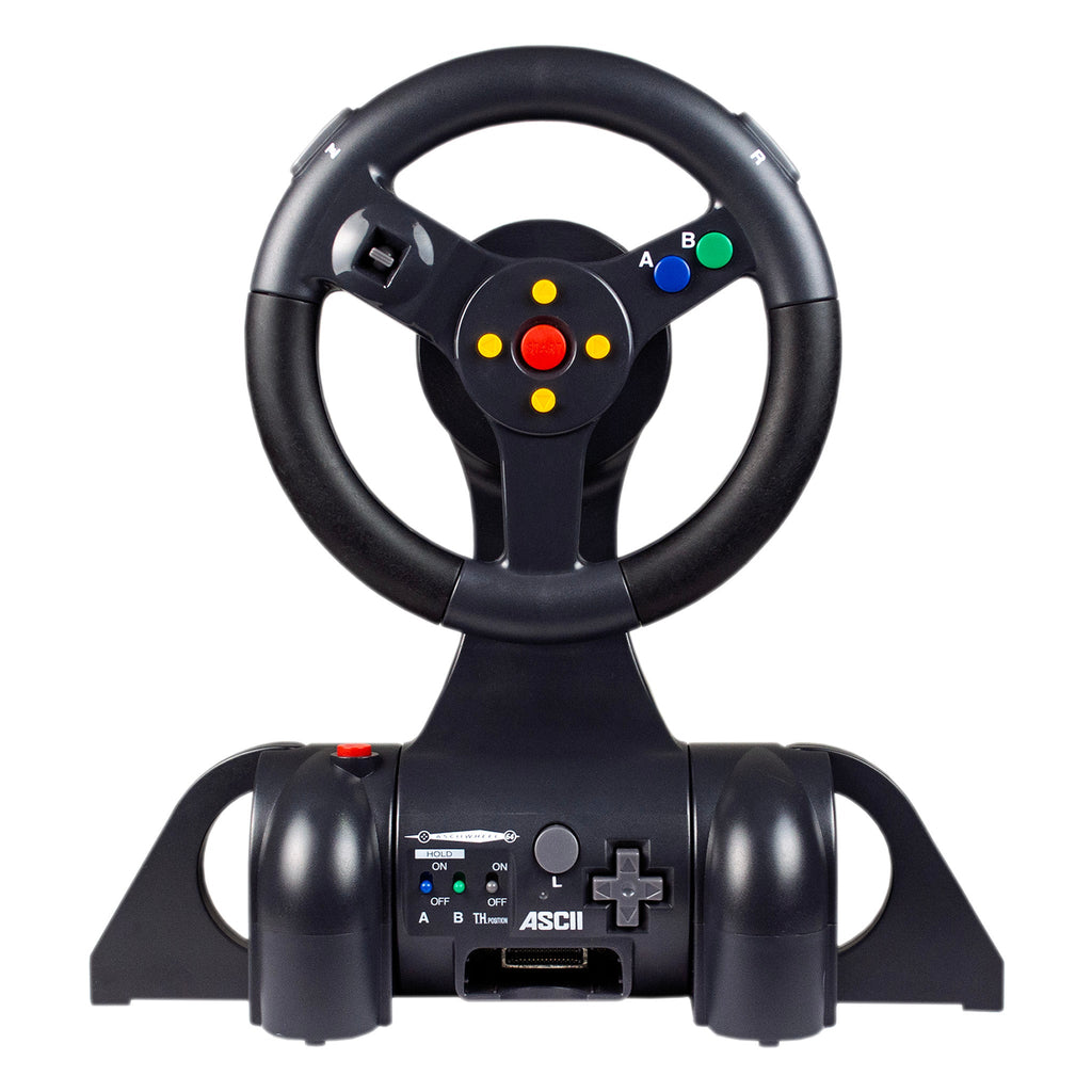 ASCII Aftershock Racing Wheel For Sony PlayStation 1 – Wired, Brand New