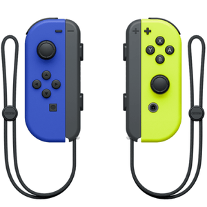 Controller - Joy Con (Blue & Neon Yellow) - Super Retro