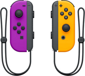 Controller - Joy Con Pair Purple and Orange - Super Retro
