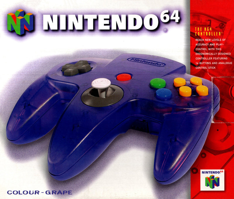 Controller Nintendo 64 (Grape) Super Retro N64