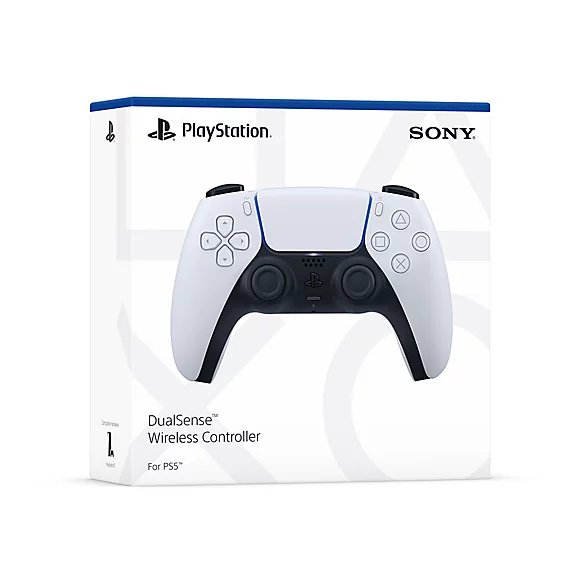 Controller - PlayStation 5 DualSense (White) - Super Retro