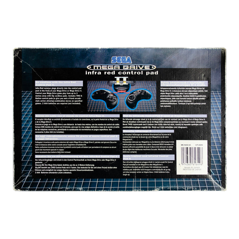 Controller - Sega Mega Drive II Infrared Control Pad - Super Retro