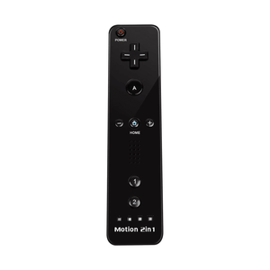 Controller - Wii Remote Motion Plus (New Generic) (Black) - Super Retro