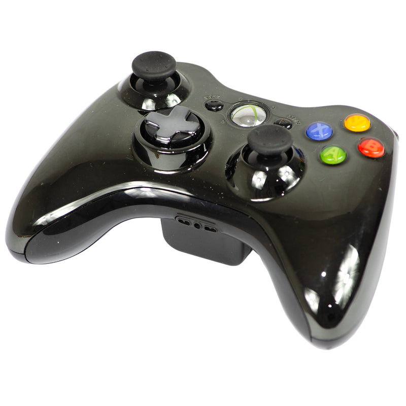 Controller - Xbox 360 Wireless (Black Chrome) - Super Retro