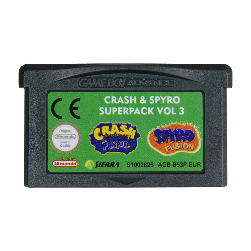 Crash & Spyro Superpack Vol 3 - GBA - Super Retro