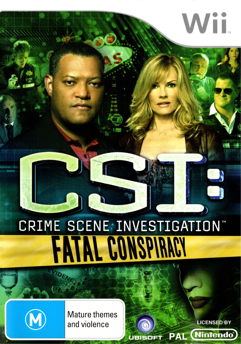 CSI: Crime Scene Investigation Fatal Conspiracy - Wii - Super Retro