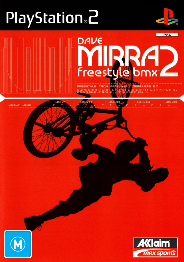 Dave Mirra Freestyle BMX 2 - PS2 - Super Retro