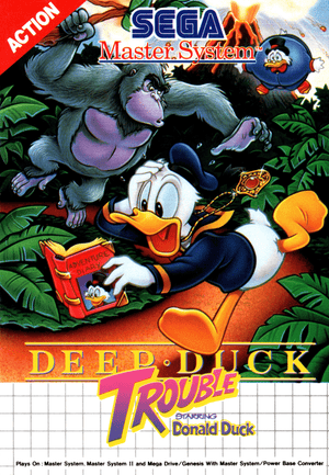 Deep Duck Trouble Starring Donald Duck - Master System - Super Retro