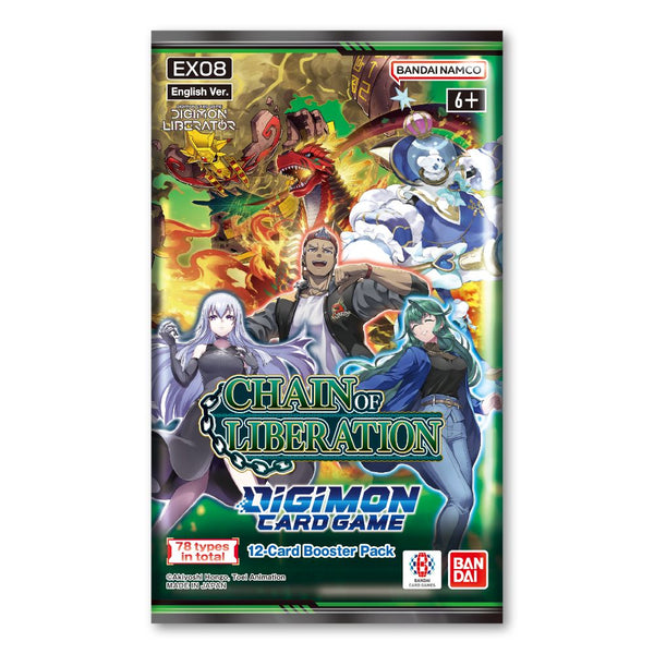 Digimon Card Game - Chain of Liberation [EX - 08] Booster Pack - Super Retro