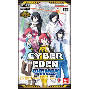 Digimon Card Game - Cyber Eden BT22 Booster Pack - Super Retro