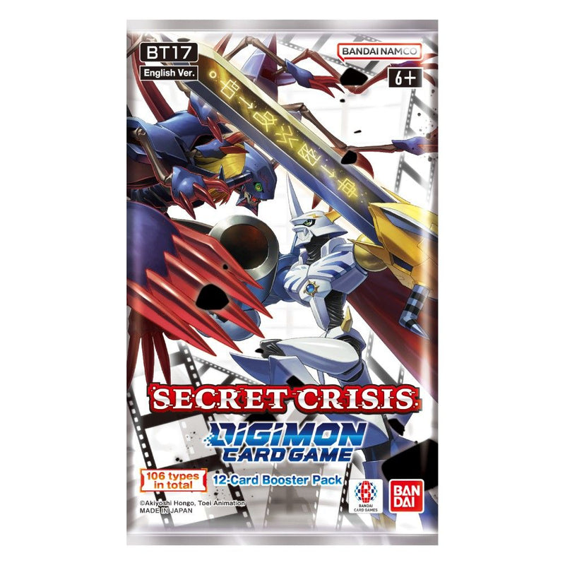 Digimon Card Game - Secret Crisis BT17 Booster Pack - Super Retro