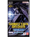 Digimon Card Game - Sinister Order [EX - 10] Booster Pack - Super Retro