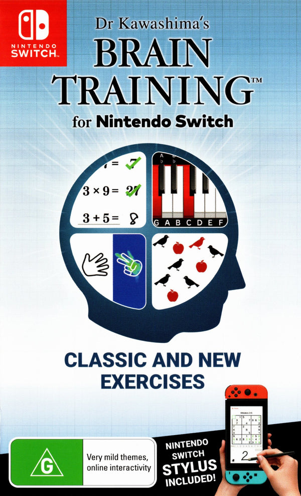 Dr Kawashima's Brain Training for Nintendo Switch - Super Retro