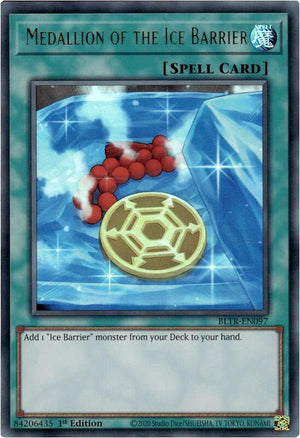 (EN097) Medallion of the Ice Barrier - BLTR - Super Retro