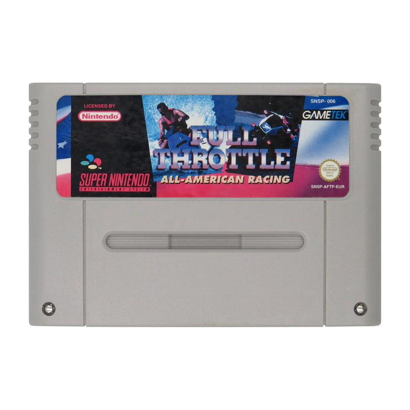 Full Throttle: All American Racing - SNES