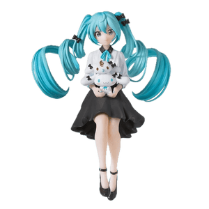 Hatsune Miku x Cinnamoroll Chokonose Figure - Super Retro