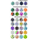 Hidden Wonders Polyhedral 7-Die Set Blind Box - Super Retro
