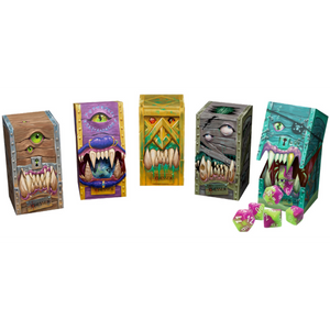 Hidden Wonders Polyhedral 7-Die Set Blind Box - Super Retro