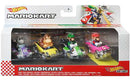 Hot Wheels Mario Kart: 4 Pack (Dry Bones, Donkey Kong, Luigi, Mario) - Super Retro