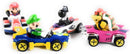 Hot Wheels Mario Kart: 4 Pack (Mario, Bowser, Luigi, Black Yoshi) - Super Retro