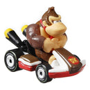 Hot Wheels Mario Kart: 4 Pack (Mario, Donkey Kong, Diddy Kong, Orange Yoshi) - Super Retro