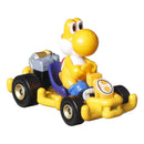 Hot Wheels Mario Kart: 4 Pack (Mario, Donkey Kong, Diddy Kong, Orange Yoshi) - Super Retro