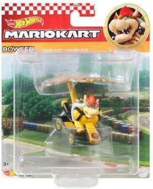 Hot Wheels Mario Kart Bowser (Standard Kart + Bowser Kite) - Super Retro