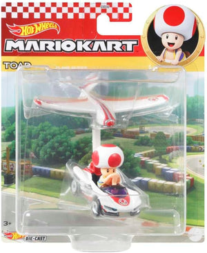 Hot Wheels Mario Kart Toad (P - Wing Plane Glider) - Super Retro