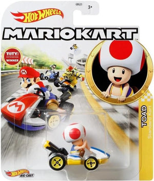Hot Wheels Mario Kart Toad (Standard Kart) - Super Retro