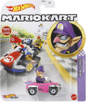 Hot Wheels Mario Kart Waluigi (Badwagon) - Super Retro