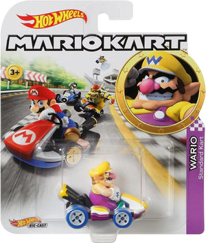 Hot Wheels Mario Kart Wario (Standard Kart) - Super Retro