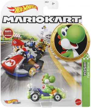 Hot Wheels Mario Kart Yoshi (Pipe Frame) - Super Retro