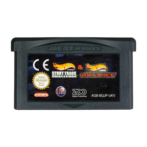 Hot Wheels Stunt Track Challenge + Hot Wheels World Race - GBA - Super Retro