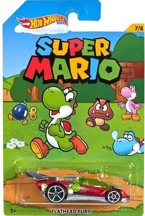 Hot Wheels Super Mario Yoshi (Flathead Fury) - Super Retro