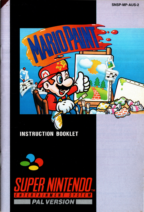 Manual - Mario Paint - SNES