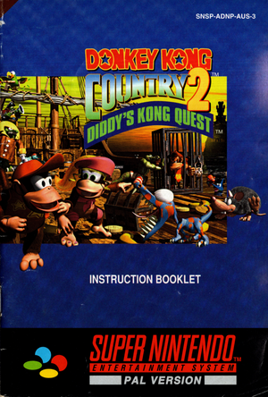 Manual - Donkey Kong Country 2: Diddy's Kong Quest - SNES