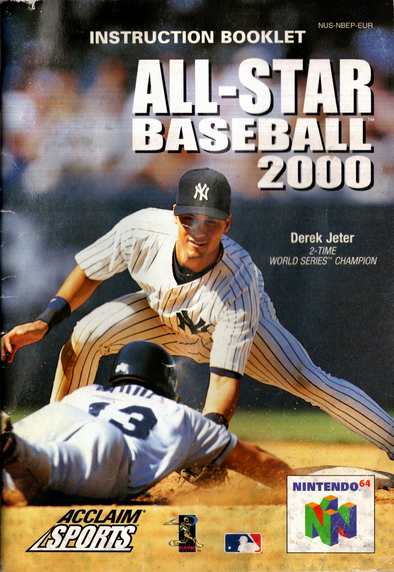 Manual - All-Star Baseball 2000 - N64