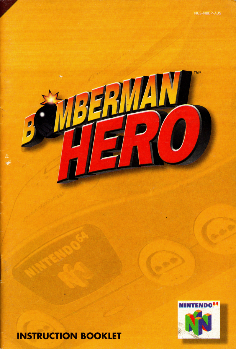 Manual - Bomberman Hero - N64