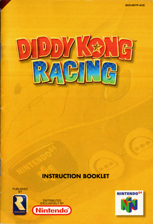 Manual - Diddy Kong Racing - N64