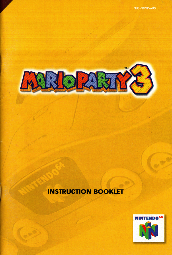 Manual - Mario Party 3 - N64