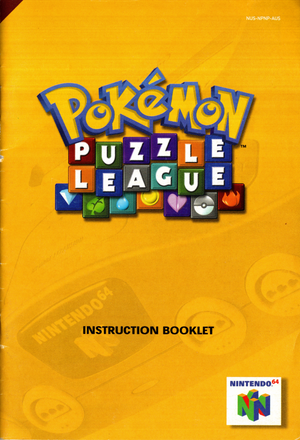 Manual - Pokemon Puzzle League - N64