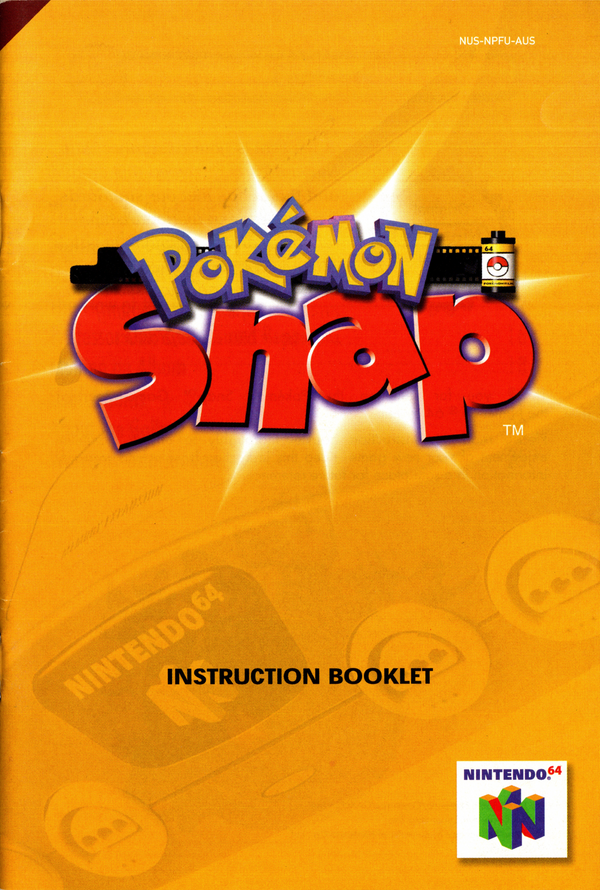 Manual - Pokemon Snap - N64