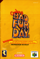 Manual - Conker's Bad Fur Day - N64