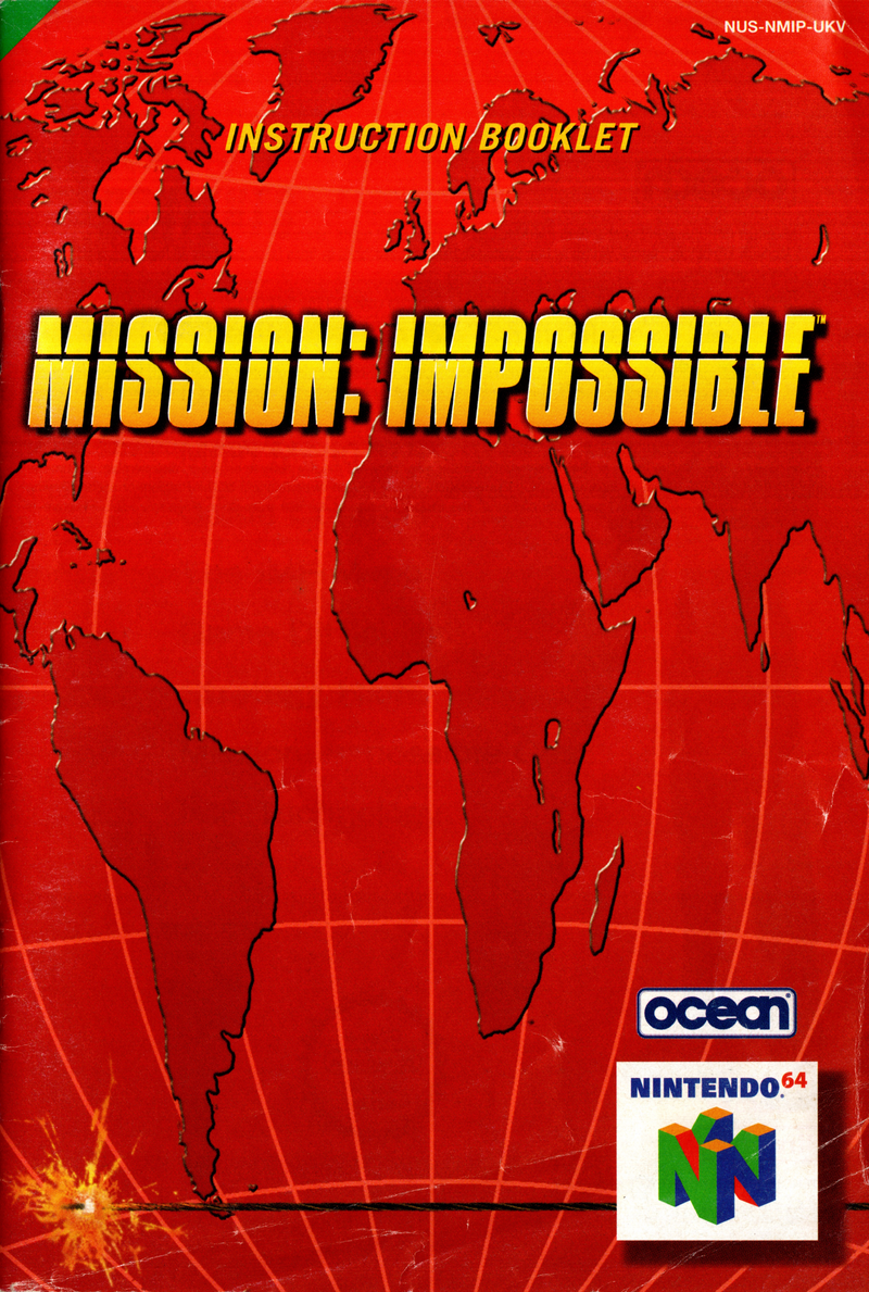 Manual - Mission Impossible - N64