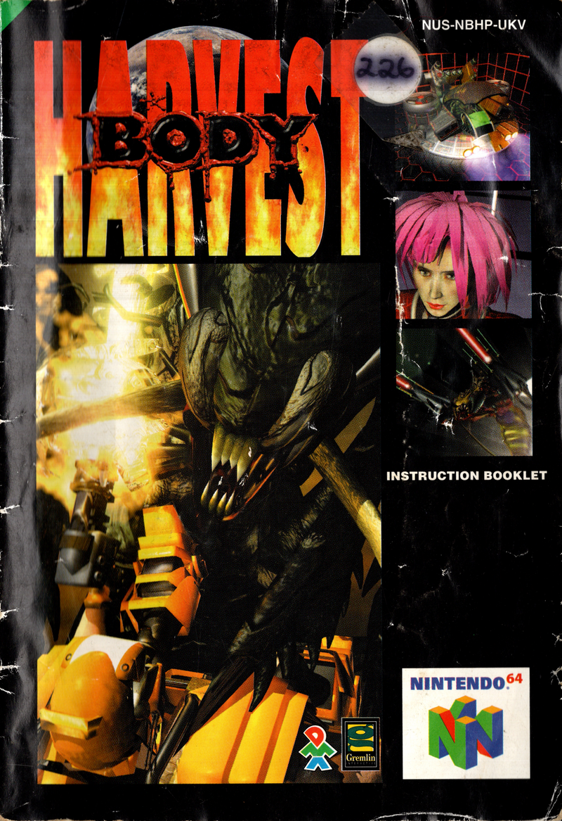 Manual - Body Harvest - N64