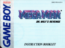 Manual - Mega Man Dr. Wily's Revenge - Game Boy