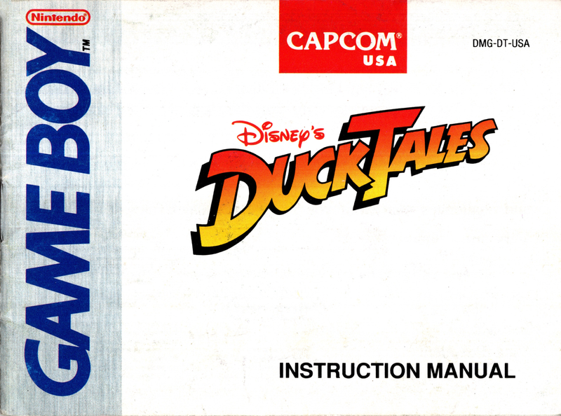 Manual - Duck Tales - Game Boy