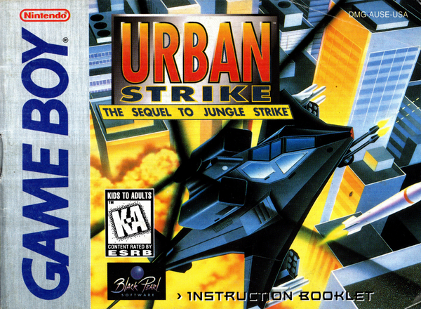 Manual - Urban Strike - Game Boy