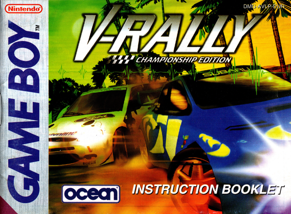 Manual - V-Rally - Game Boy