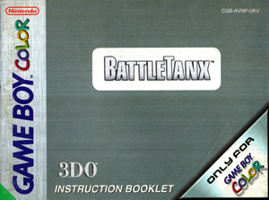 Manual - BattleTanx - Game Boy Color